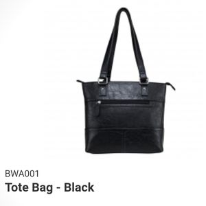 VISM Black Conceal Carry Tote Purse